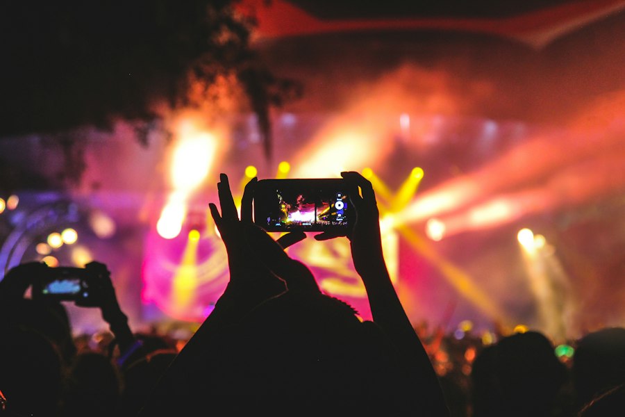 Artists on stage